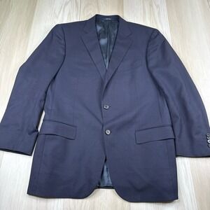 $3995 Ermenegildo Zegna High Performance Cool Effect Navy Blue Jacket Blazer 42R